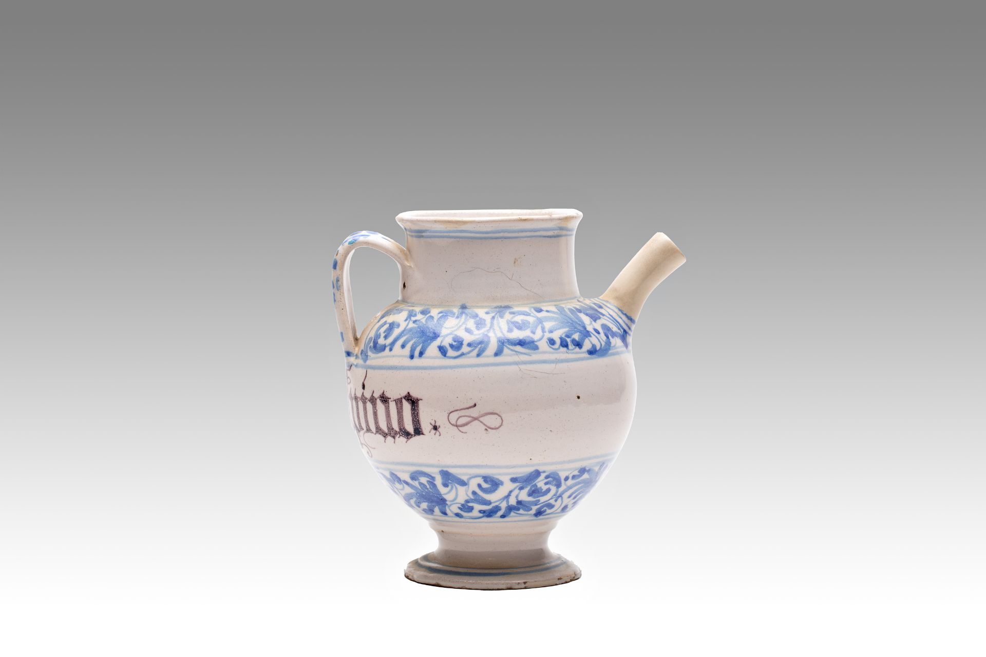 WET DRUG JAR | Savona, Italy (Italian / Italy  - 18th century) - Image 3 of 4