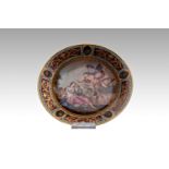 PLATE "CUPID AND PSYCHE" | Wiener Porzellanmanufaktur (Austrian - beginning of the 19th century)