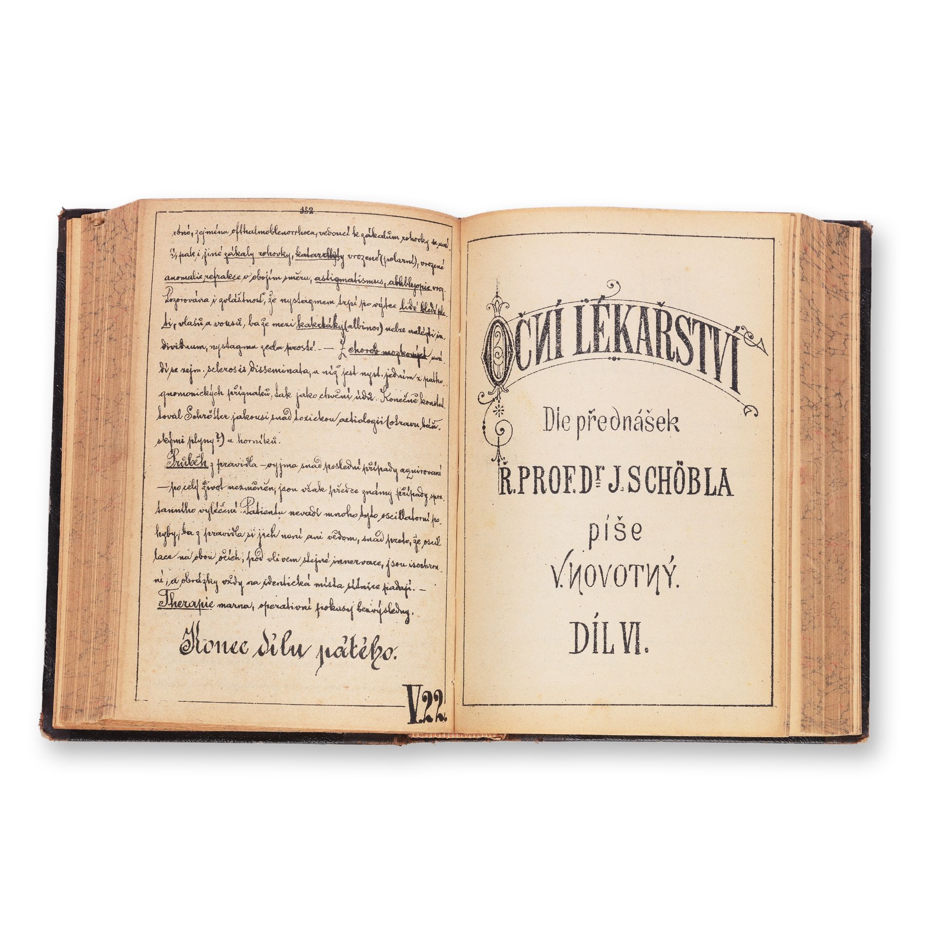 NOVOTNY, Vaclav (1861-1945): Ocni lekarstvi. Vol. V., VI. + Dioptrika - Bild 4 aus 5