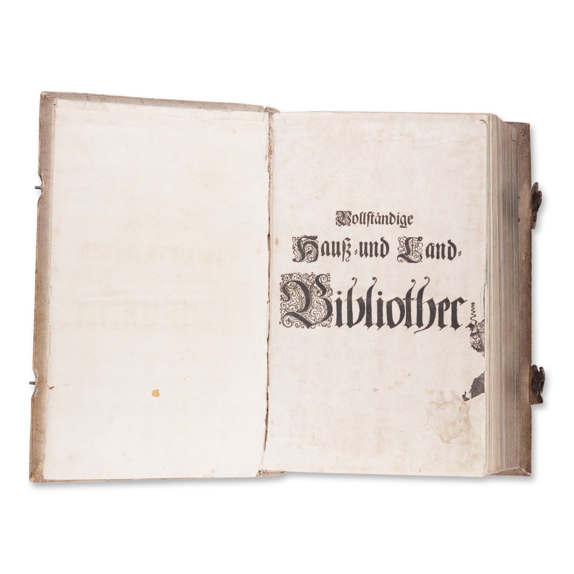 GLOREZ, Andreas (1620-1700): Vollstandige Hauss- und Land-Bibliothec - Bild 3 aus 5