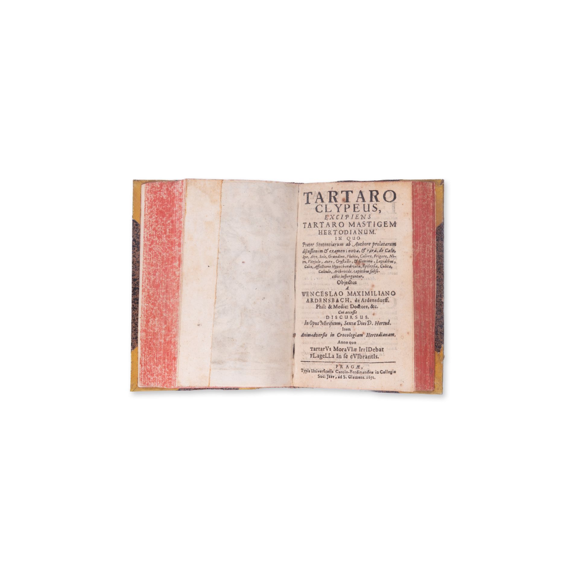 HERTODT, Johann Ferdinand (1645-1724): Tartaro-Mastix Moraviae - Bild 3 aus 5