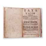 [MARCI, Marek] (1595-1667): Taxa seu valor Omnium Medicamentorum