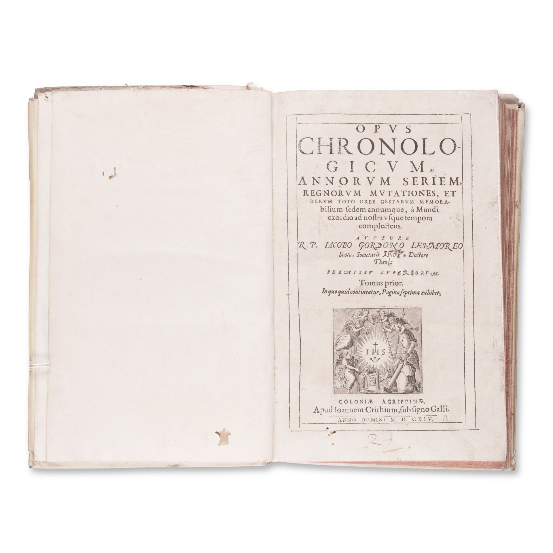 GORDON, James: Opus Chronologicum. Vol. I.
