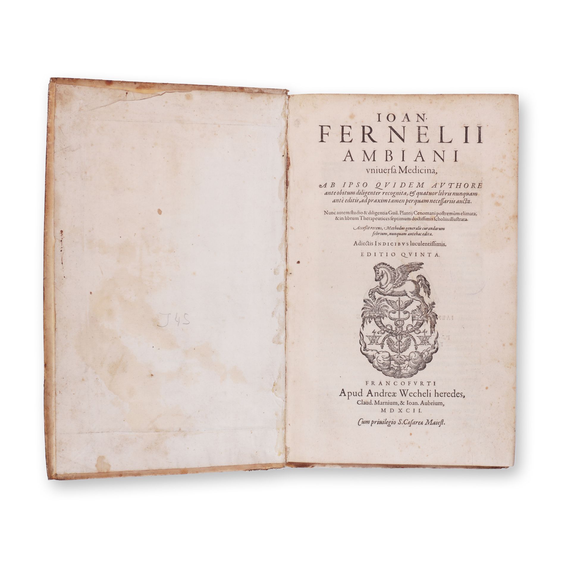 FERNEL, Jean (1497-1558): Universa medicina