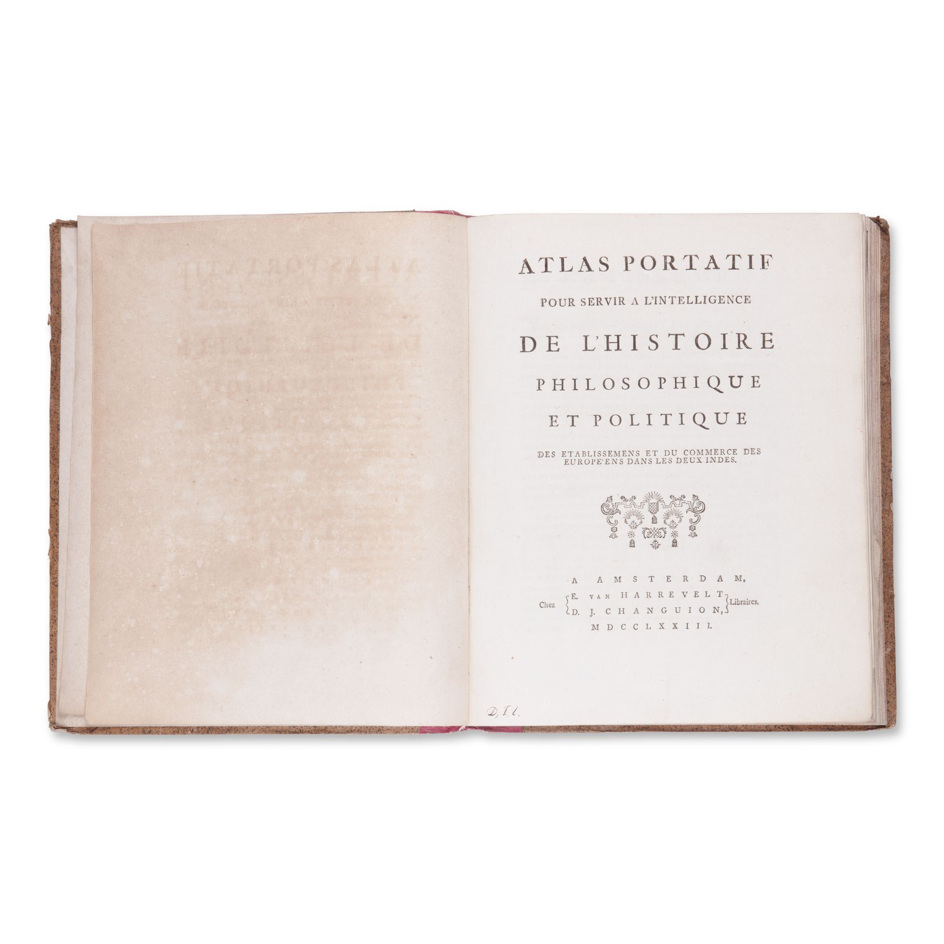 RAYNAL, Guillaume-Thomas (1713-1796): Atlas portatif - Bild 3 aus 5