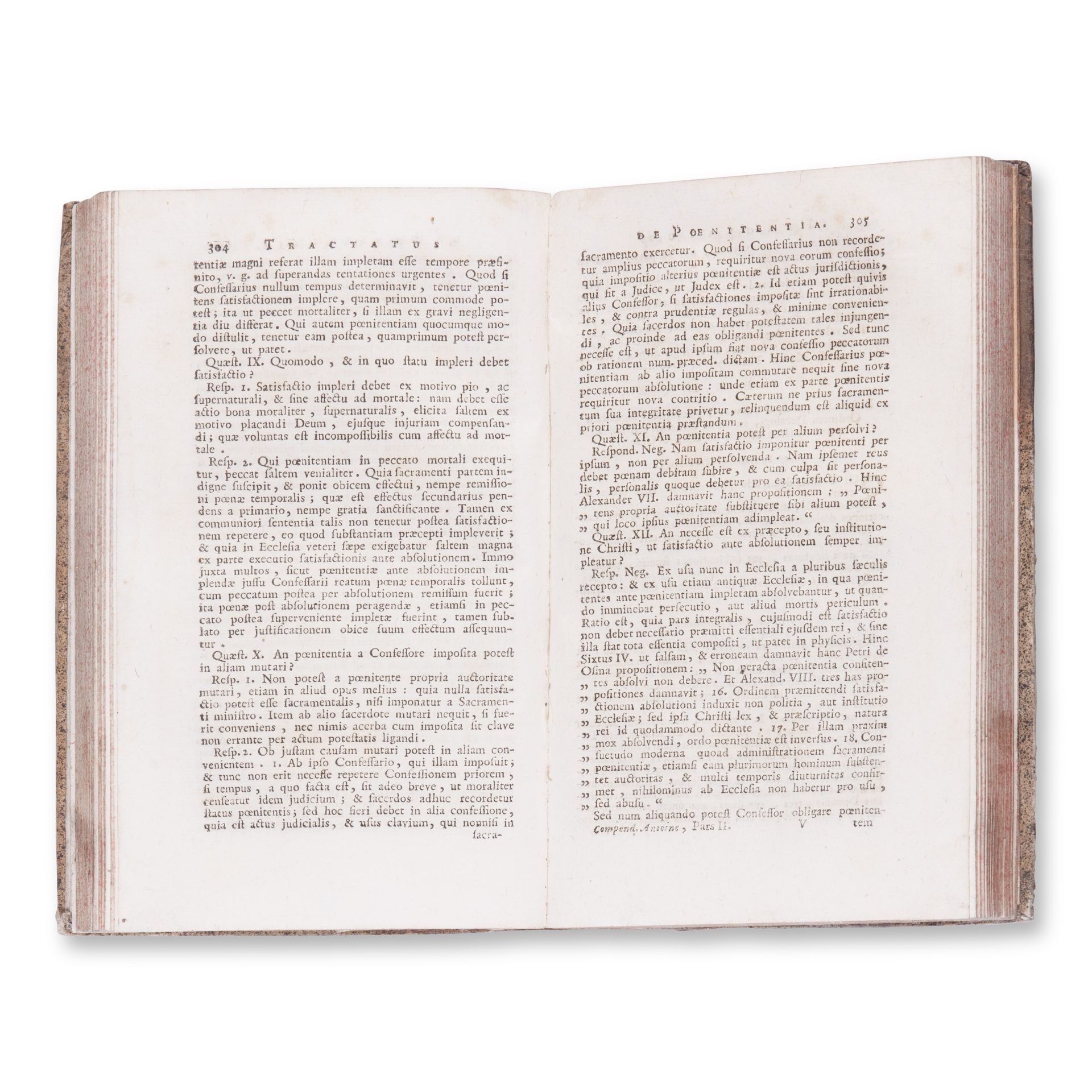 ANTOINE, Paul-Gabriel (1678-1743): Compendium theol. moralis universae. Vol. II. - Bild 3 aus 3