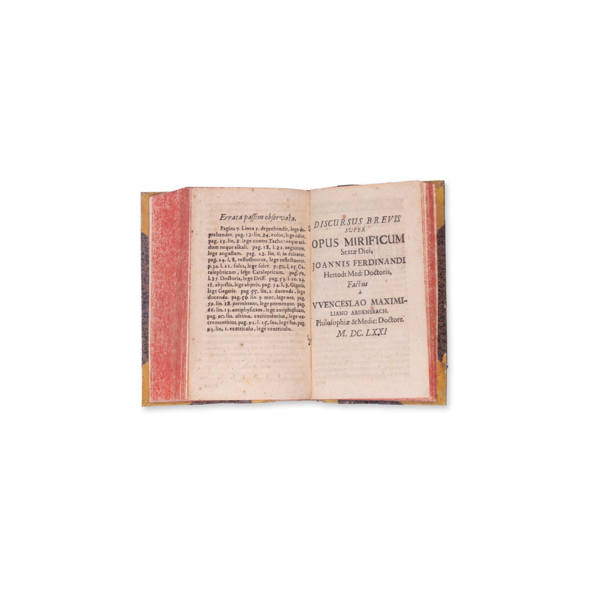 HERTODT, Johann Ferdinand (1645-1724): Tartaro-Mastix Moraviae - Bild 4 aus 5