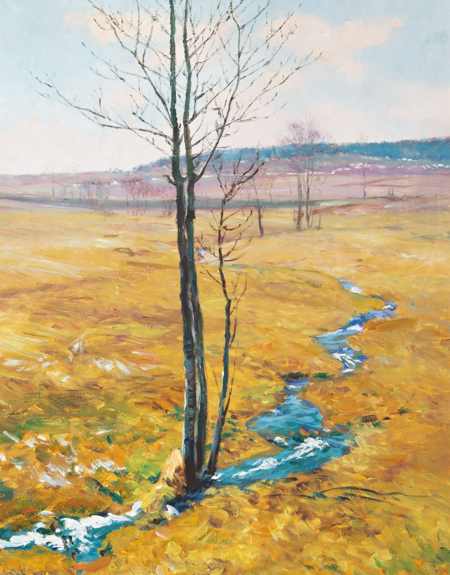 FRANTISEK KAVAN (Czech / Bohemian 1866 - 1941) - Early spring in the Highlands - Bild 2 aus 4