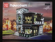 A Mould Kings Lego style no.16042 a Novatown, The Bar, unbuilt, sealed bags, boxed complete with