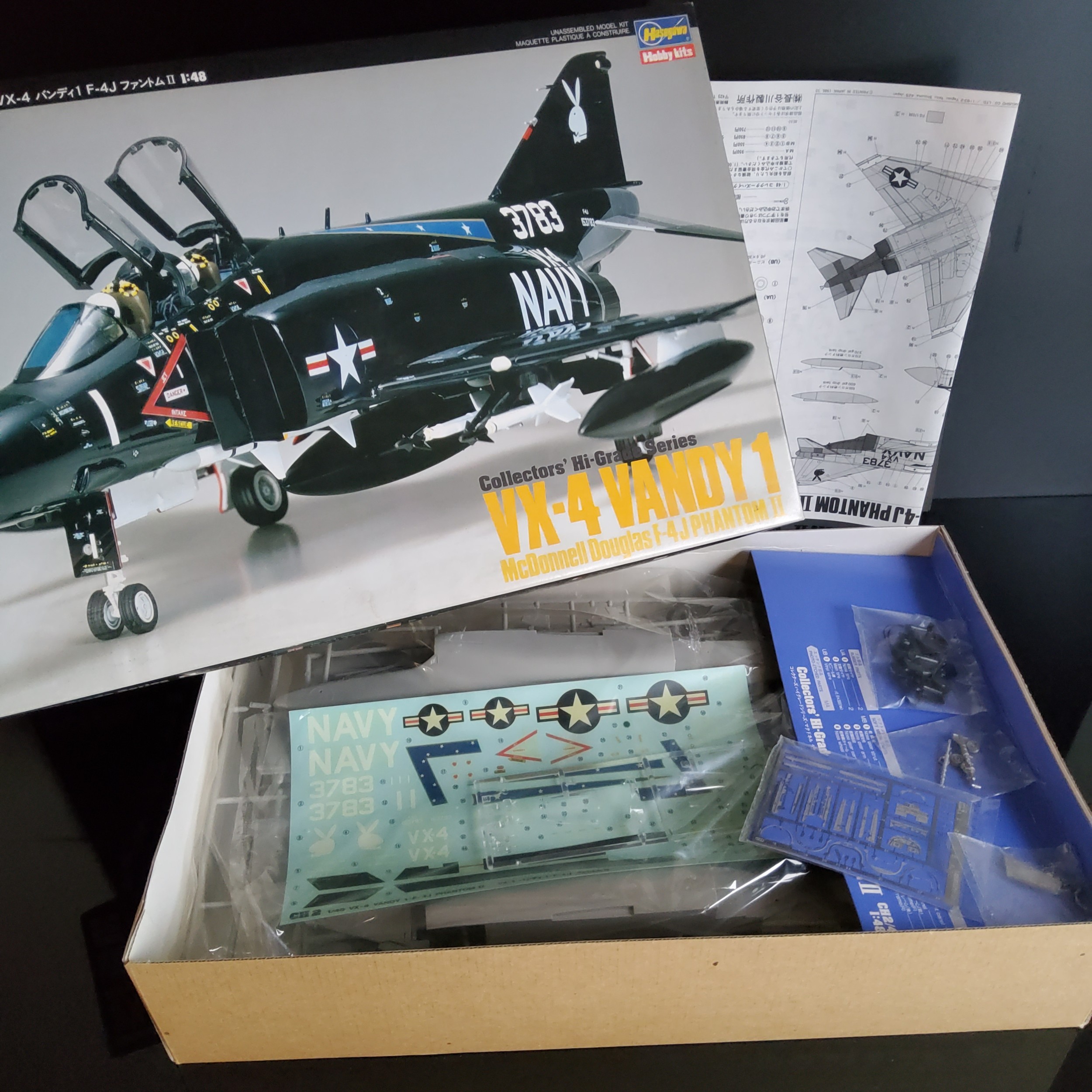 Six boxed Hasegawa 1/48 scale aircraft kits; 07211 F-4C/D Phantom II 'Egypt I' x2, F-4G Phantom - Image 3 of 9