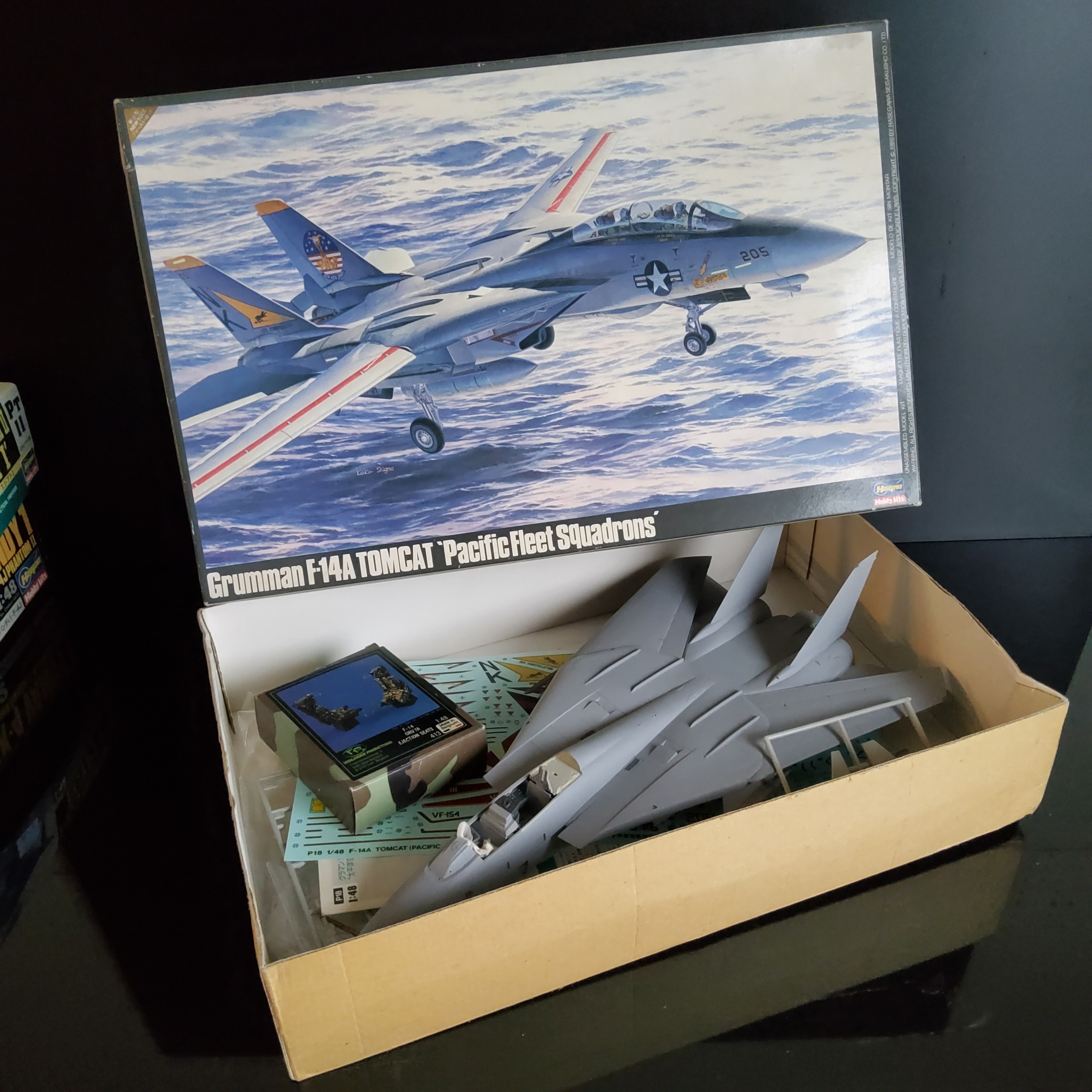 Six boxed Hasegawa 1/48 scale aircraft kits; 07211 F-4C/D Phantom II 'Egypt I' x2, F-4G Phantom - Image 5 of 9