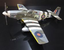Seven well-built British WWII Aircraft kits including a Supermarine Spitfire Mk I N3183 KL-B '