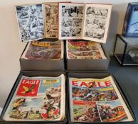 Eagle Annuals and Magazines; Eagle Annual no2, Riders of the Range Annual 2, with a qty of early