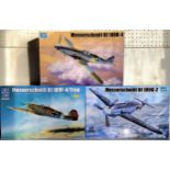 Three boxed Trumpeter 1/32 Scale Messerschmitt Bf 109 Aircraft kits to include, 02294