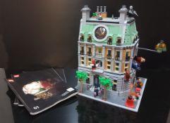 A Lego no. 76218 Marvel Sanctum Sanctorum home of Doctor Strange, built, with instructions (not