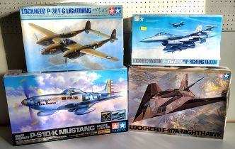 A Boxed Tamiya USA Air Force 60323 1/48th Scale Lockheed F-117A Nighthawk; no98 Lockheed Martin