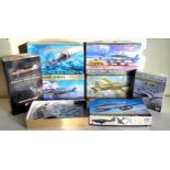 Six Boxed Tamiya 1/48th Scale German Luftwaffe Aircraft Kits; no87 Messerschmitt Me262 A-1a, 82