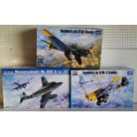 Three Boxed Trumpeter 1/32 Scale Aircraft Kits, to include 03214 Junkers Ju 7B-2 Stuka, 02235