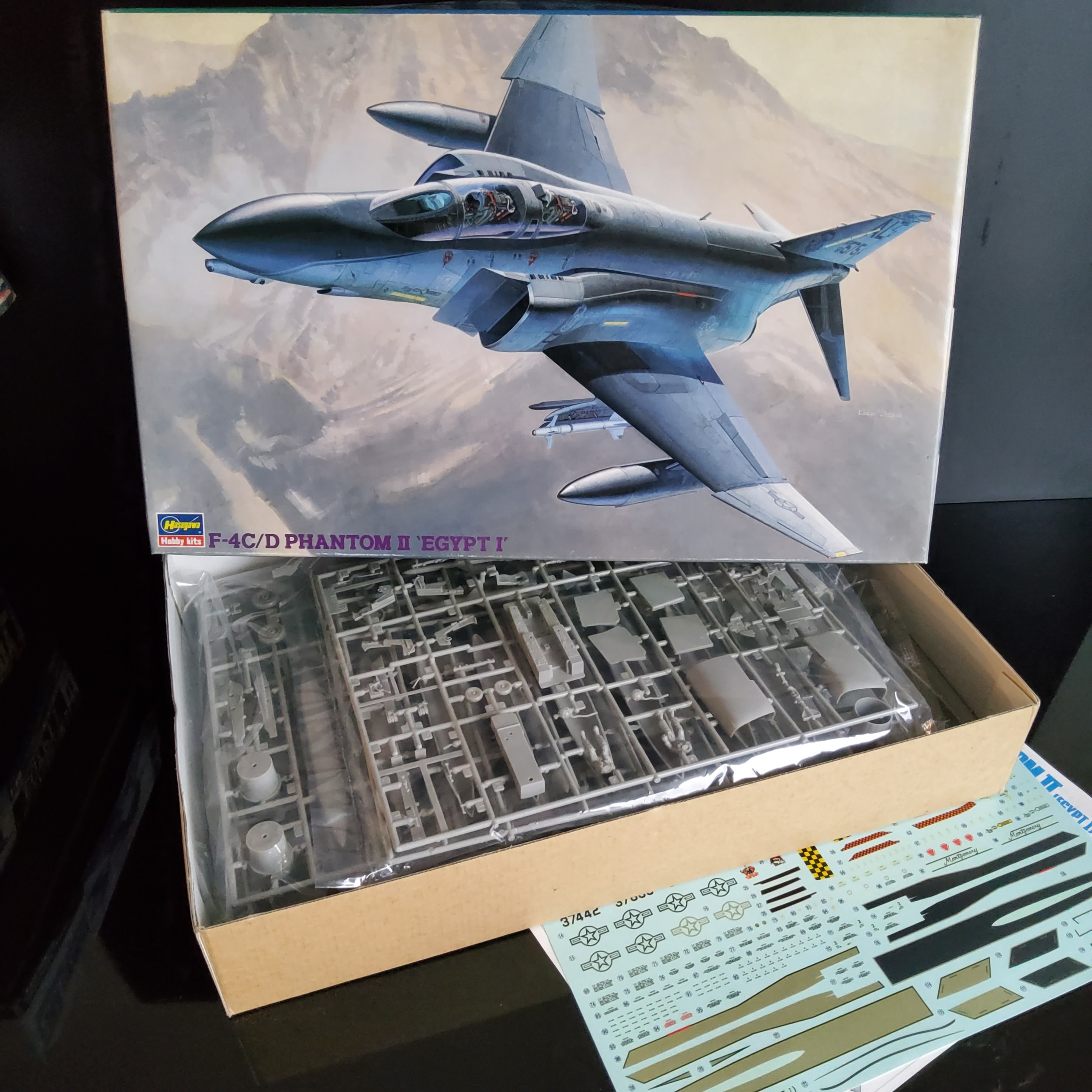 Six boxed Hasegawa 1/48 scale aircraft kits; 07211 F-4C/D Phantom II 'Egypt I' x2, F-4G Phantom - Image 6 of 9