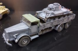 German WWII tank well built kits including TAMIYA 1/35 German Self-Propelled Howitzer Wespe; Sd.Kfz.