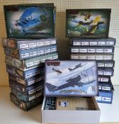 Nineteen Wingnut Wings aircraft kit boxes, some may contain partial kits, components, etc, but no