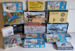 AMK boxed US Ordinance Set 1; Special Hobby Blackburn Roc Mk.1, Special Hobby Bugatti 100 Racer,