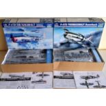 A Boxed Trumpeter 02262 1/32 Scale P-47D Thunderbolt Razorback Aircraft Kit; a 02263 P-47D