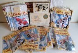 A Quantity of "Build The Red Baron"  model construction Magazine, (unchecked if complete)