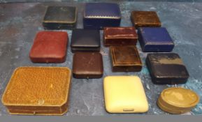 Various Edwardian and later jewellery boxes etc. (13)