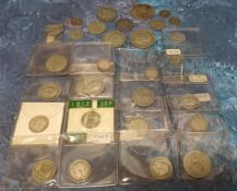 Numismatics - pre 1920 Great Britain silver coinage, most are housed in individual wallets, some