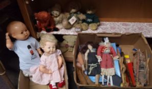 JMR Bears, Amber;  others, Boyds;  etc; dolls, various