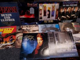 Vinyl Records - Meat Loaf, Rainbow, Bon Jovi, Yazoo, Simply Red, Saxon, Monkees, Johnny Cash, Yazoo,