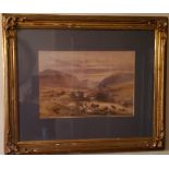 J**Lindsay (19th century), Capel Curig, signed, titled, watercolour, 25cm x 36cm