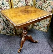 A Victorian mahogany tilt top table c.1860