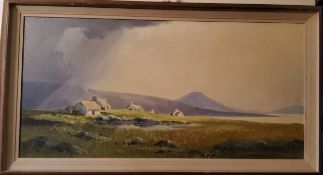 Sean O'Neill (Irish School, 20th century) Donegal, Ireland, signed, titled to verso, oil on