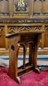 An early 20th century oak lectern c.1900  Important Information Regarding Collection - Please