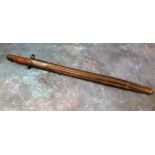 World War I - an American Remington bayonet, in scabbard, dated 1907