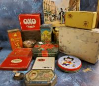 Tins - Oxo, Craven A, Riley's Toffee, Macfarlane Lang & Co, Rowntree's, Cocoa, etc