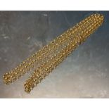 A 9ct gold belcher necklace, 10.21g