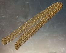 A 9ct gold belcher necklace, 10.21g