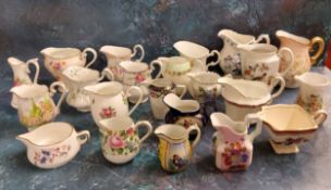 Cream Jugs - Hammersley, Royal Albert, Paragon, etc