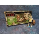A Palitoys/General Mills Star Wars Return of the Jedi Speeder Bike vehicle, boxed with original