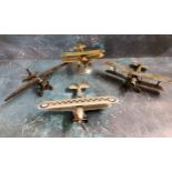 Aviation  diecast model RAF Hawker Fury;  Fairey Swordfish;  Gloster Gladiator;  Westland