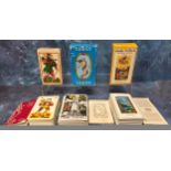 A pack of Grand Etteilla Egyptian Gypsies Tarot Cards, 78 cards with instruction booklet & box; a