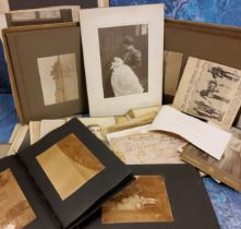 Photography - Victorian and early 20th century real photographic postcards, carte de visite, cabinet