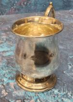 A silver Christening mug, engraved G.A. Moore 28.1.46, ES, Sheffield, 1945, 108.93g