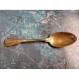 A Victorian  silver Fiddle pattern table spoon, John Samuel Hunt,  London 1859, 87g, 2.82toz