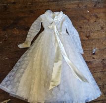 A mid 20th century christening gown, c.1940