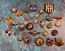 Enamel Badges - British Legion;  Robinson Golden Shred;  Catholic Women's League;  Spratts;