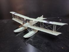 A Quantity of Kit Buily WWI Era German Aircraft Models, Friedrichshafen FF.33, Albatris DR1, etc (